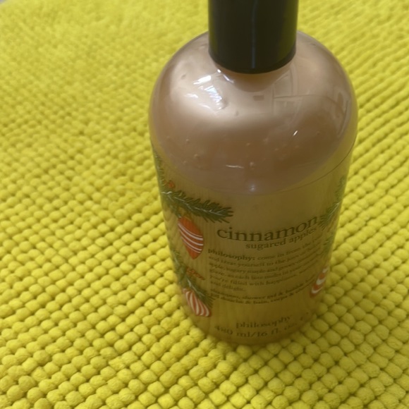 Philosophy cinnamon sugared apples shampoo, shower gel & bubble bath. New 16 ozs - Picture 3 of 4